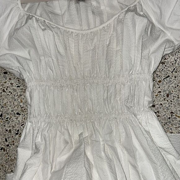 Kate Spade white 100% cotton midi dress small s sundress - Picture 10 of 10